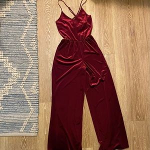Velvet jumpsuit